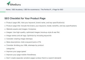 Siteguru Benefits