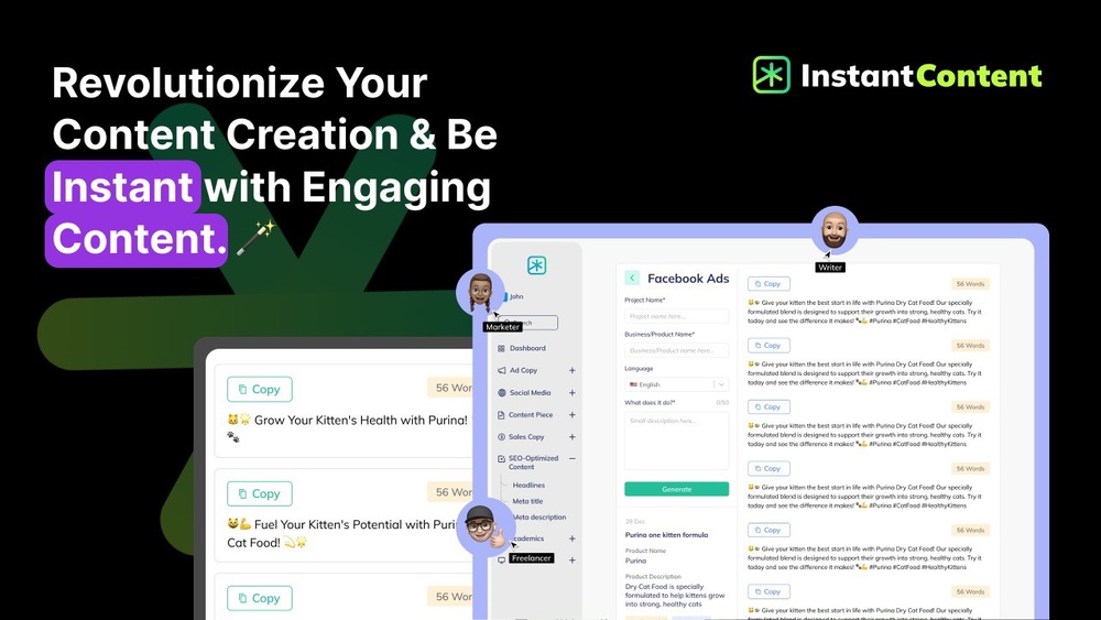 Instant Content Creation